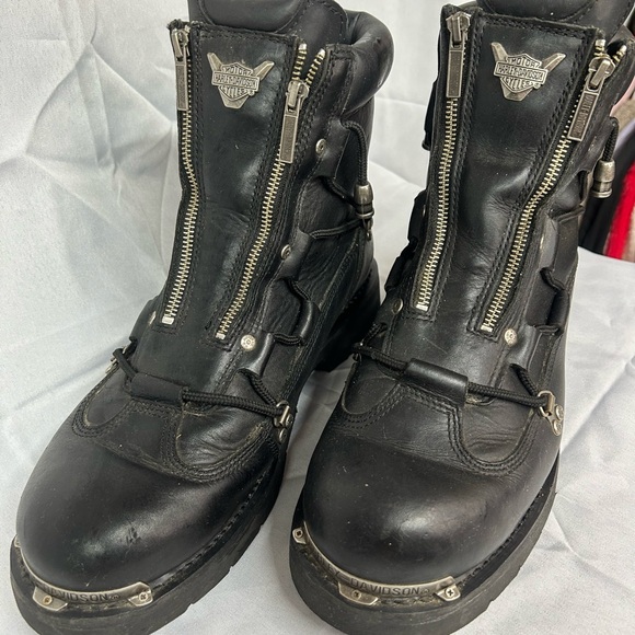 Harley-Davidson Men’s Black riding Boots - Picture 5 of 9